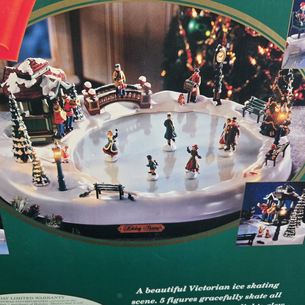 1995 Mr. Christmas Holiday Skaters